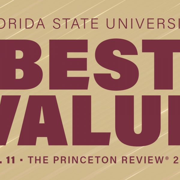Florida State University Best Value No. 11 The Princeton Review