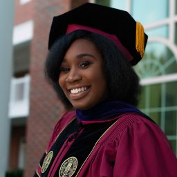 Oluremi “Remi” Abiodun graduated this weekend with a joint degree — her Juris Doctorate from the College of Law and Master of Social Work from the College of Social Work.  