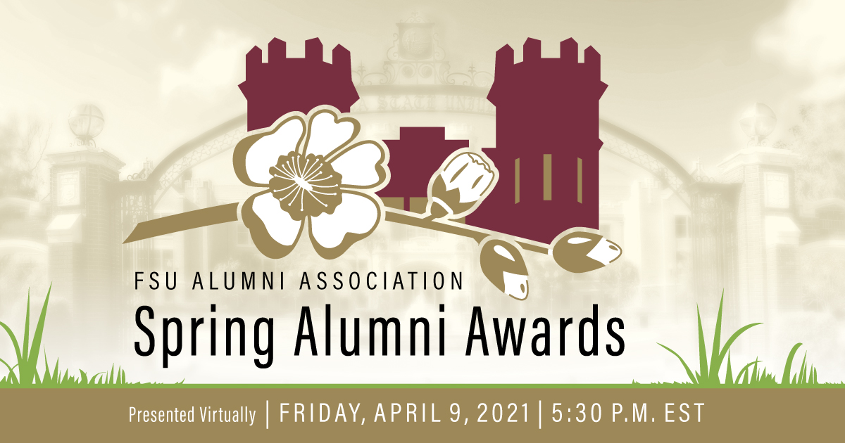 The Spring Alumni Awards will be a hybrid event, featuring opportunities for attendees to join virtually as honorees are recognized in person at 5:30 p.m. Friday, April 9.