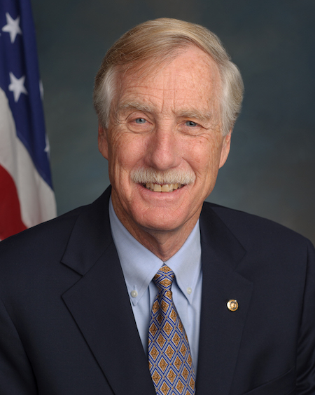 U.S. Sen Angus King of Maine, is one of just two independants in the Senate.