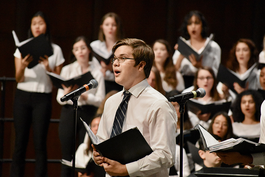 Campers perform at the 2019 Choral Ensemble Camp Final Performance