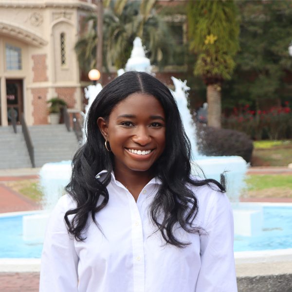 Abril Hunter, a rising Florida State University junior from Belleville, Illinois. Hunter received an Ernest F. Hollings Undergraduate Scholarship from the National Oceanic and Atmospheric Administration. (FSU Photography Services)