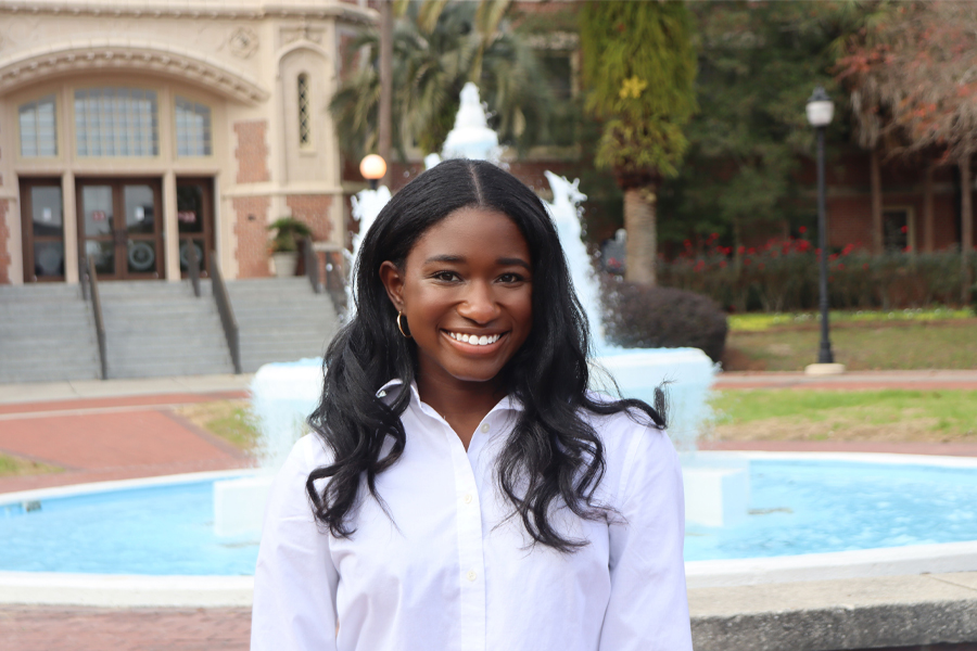 Abril Hunter, a rising Florida State University junior from Belleville, Illinois. Hunter received an Ernest F. Hollings Undergraduate Scholarship from the National Oceanic and Atmospheric Administration. (FSU Photography Services)