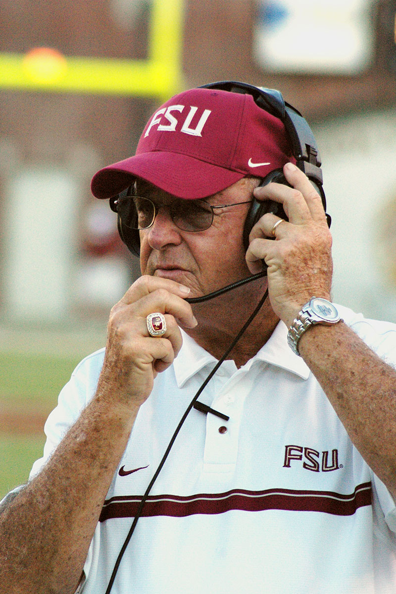 Coach Bobby Bowden led the Seminoles to consensus National Championships in 1993 and 1999. (FSU Photography Services)