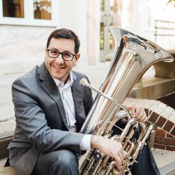 Justin Benavidez, professor of tuba and euphonium in the College of Music.