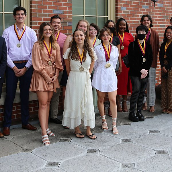 The FSU Honors Program held its first in-person medallion ceremony since Fall 2019 on Tuesday, July 27. (University Honors Program)