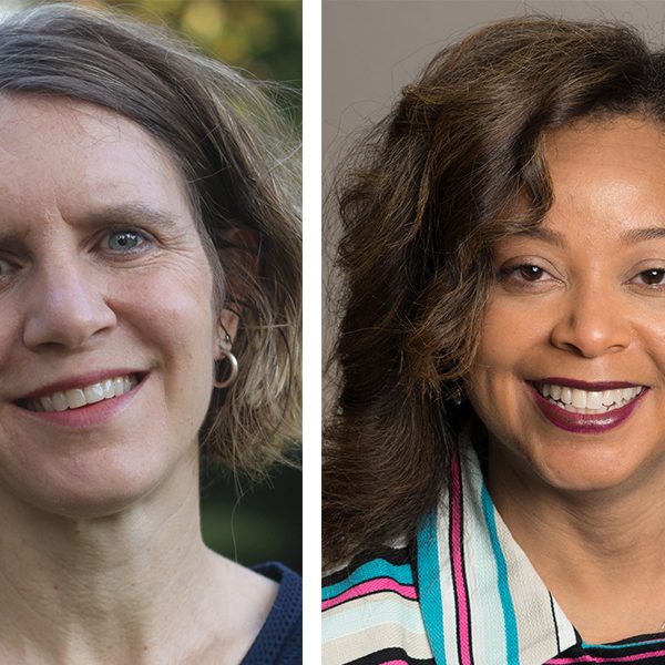 Melissa Radey, a professor in the College of Social Work, and Joedrecka Brown Speights, a professor in the College of Medicine