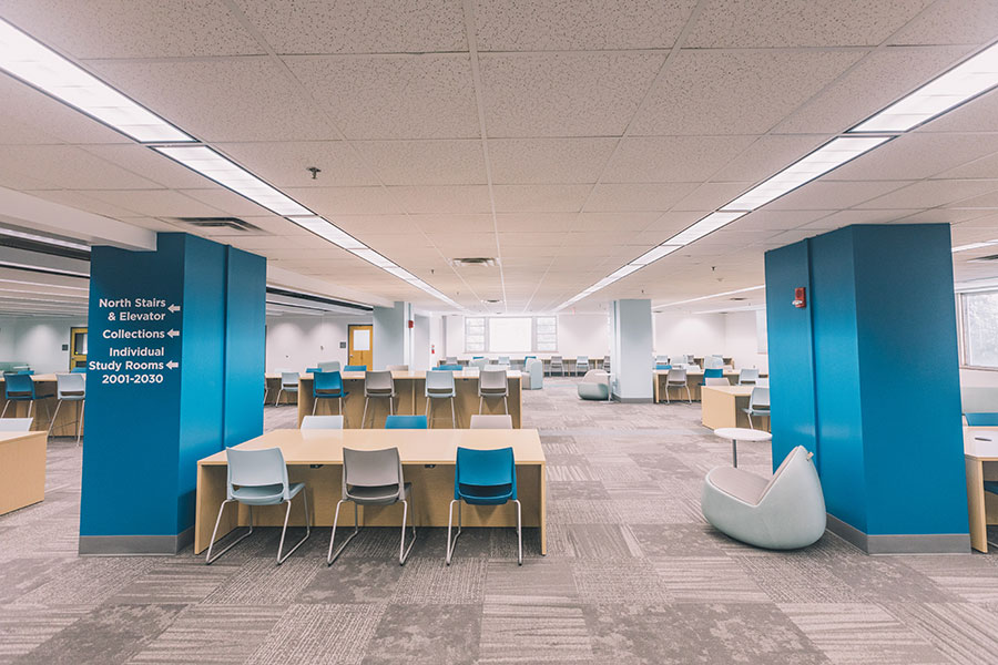 FSU Libraries recently revealed the new renovations on the second floor of Strozier Library. (FSU Libraries)