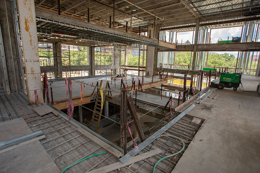 The new Student Union is expected to open its doors next spring and when it does, students will be greeted with a facility designed to surpass its predecessor in stature, utility and aesthetic.