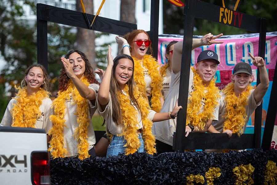 FSU Homecoming Parade, Oct. 22, 2021. (FSU Photography Services)