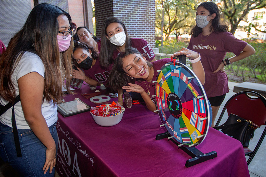 Florida State University hosted its 3rd Annual Latinx Cultural Celebration Friday, Oct. 8, at the Integration Statue and Legacy Walk. (FSU Photography Services/Bruce Palmer)