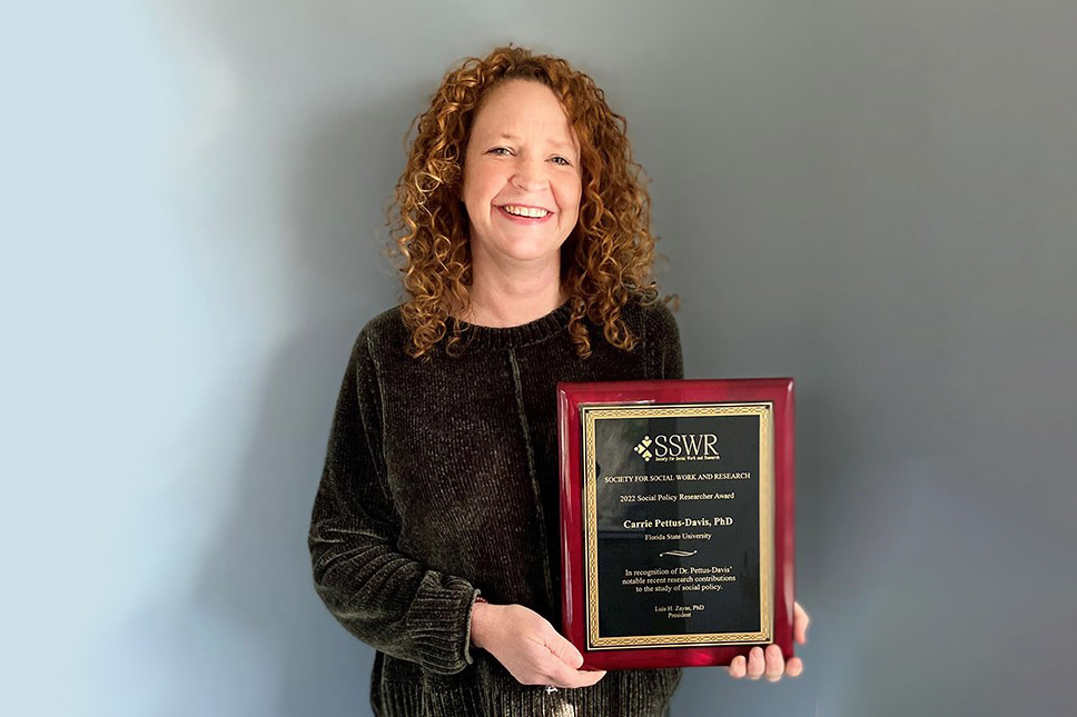 Carrie Pettus, associate professor, executive director and founder of Florida State University’s Institute for Justice Research and Development (IJRD)