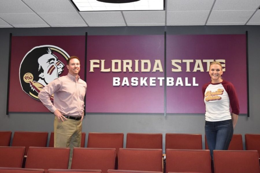 "Echoes" host, Keith Cottrell, and Brooke Wyckoff, associate head coach for the FSU’s Women’s Basketball team.