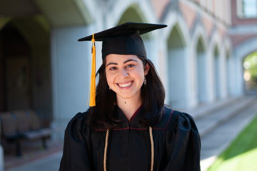 Jessica Dixon, a Presidential Scholar from Melbourne, Florida, who double majored in cell and molecular neuroscience and statistics