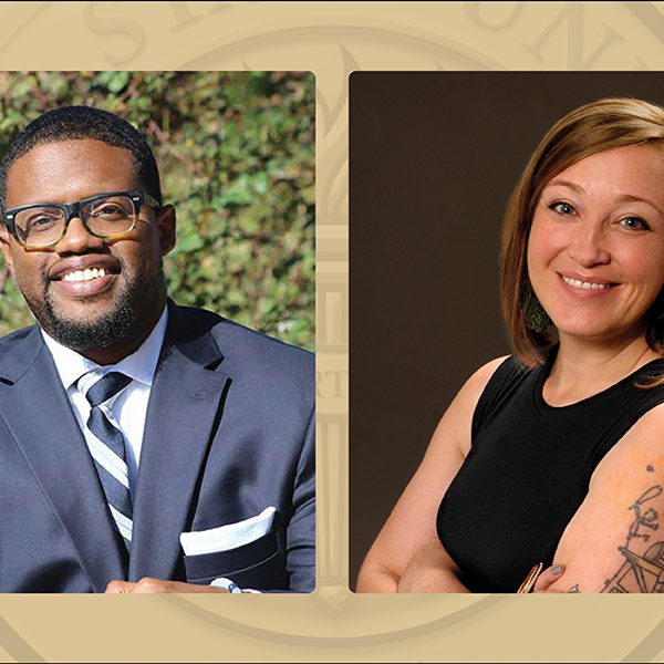 Assistant professors of religion Jamil Drake and Laura McTighe