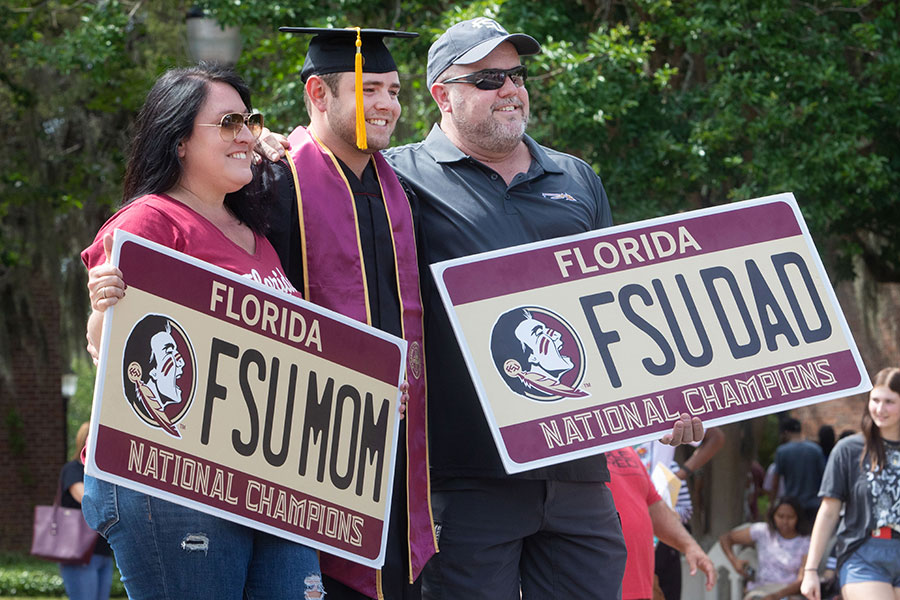 Florida State University graduates celebrate spring commencement Friday, April 29, 2022. (FSU Photography Services)