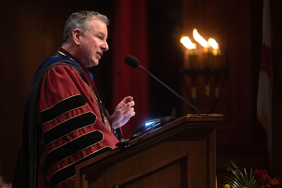 FSU President Richard D. McCullough Investiture Ceremony. (FSU Photography Services)