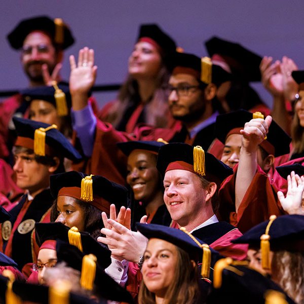 The Florida State University College of Medicine celebrates commencement Saturday, May 21, 2022, at Ruby Diamond Concert Hall. (Colin Hackley for the FSU College of Medicine)