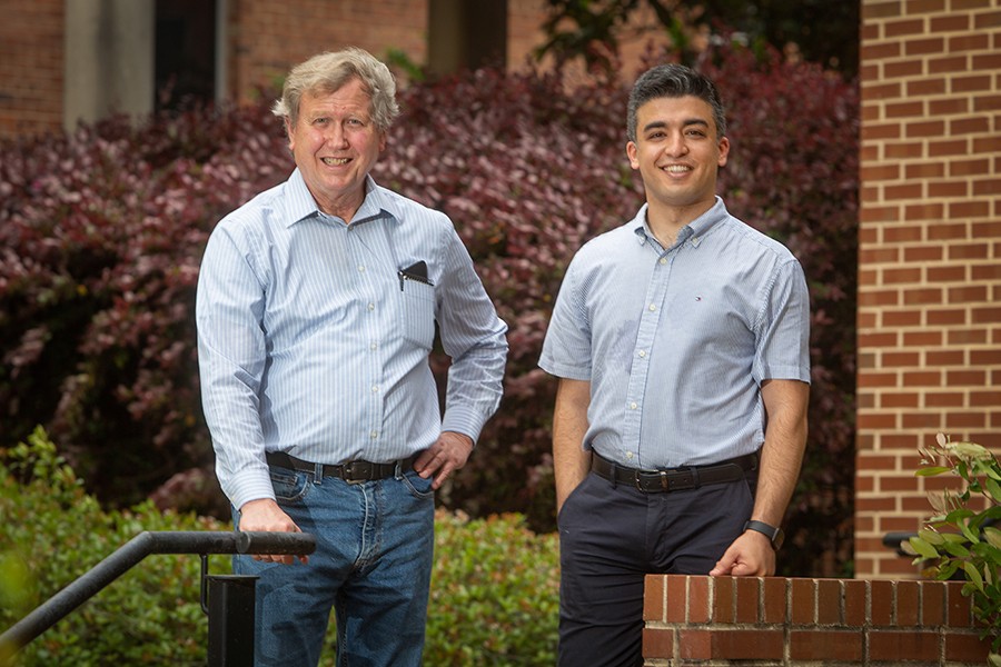 Kenneth A. Taylor and doctoral student, Hamidreza Rahmani. (FSU Photography Services)