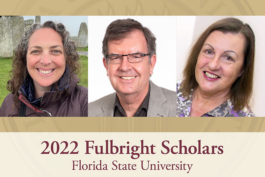 From left: Associate Professor Jen Atkins, Professor Carl Schmertmann and Professor Jasminka Ilich-Ernst.