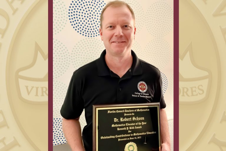 Newswise: FSU Faculty Member Named Kenneth P. Kidd Mathematics Educator of the Year