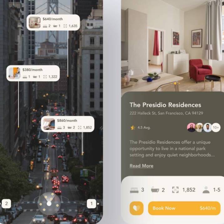 Among its other functions, VisionX uses a smart phone’s camera to detect its surroundings and populate the screen with information about the homes and real estate the camera is pointed at.