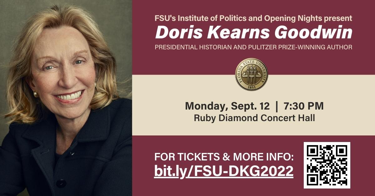 Pulitzer Prize Winning Author Doris Kearns Goodwin To Speak At Fsu Florida State University News