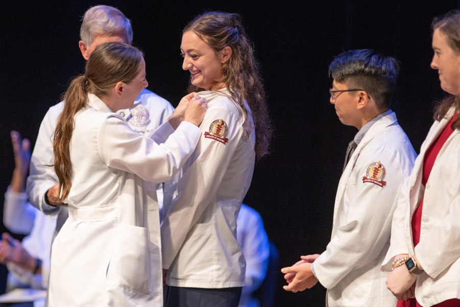 Class of 2023 Gold Humanism Honor Society Induction during the Class of 2026 FSU College of Medicine White Coat Ceremony on August 5, 2022. (FSU Photography Services)