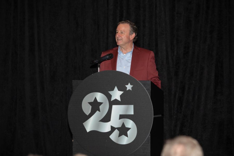 FSU President Richard McCullough speaking at the Opening Nights at FSU 25th anniversary season reception on July 25, 2022, at The Dunlap Champions Club. (FSU Photography Services)