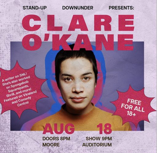Union Productions presents Claire O'Kane, an actor, comedian and writer who has performed at the Edinburgh Fringe Festival, Bridgetown Comedy Festival, San Francisco Sketchfest and Outside Lands.  He 