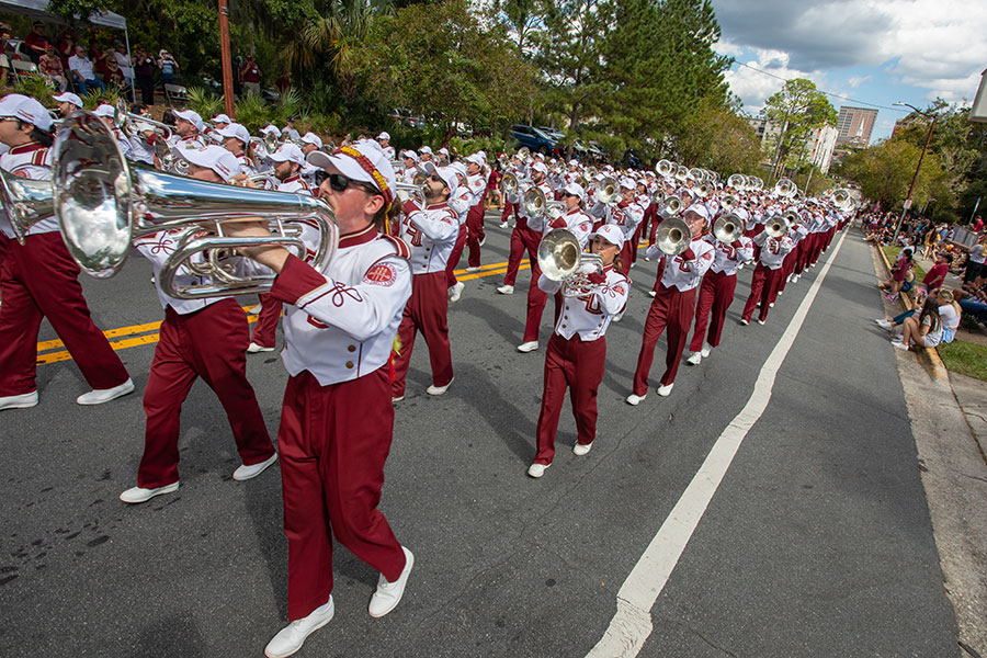 FSU Homecoming Parade, Oct. 22, 2021. (FSU Photography Services)