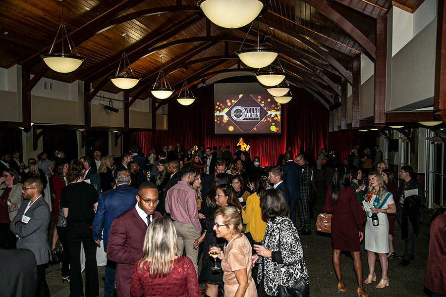 2021 Young Alumni Awards reception.