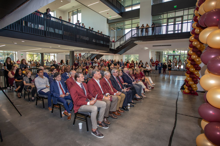 FSU Board of Trustees members at the new Student Union ribbon cutting, Friday Sept.  23, 2022. (FSU Photography Services).