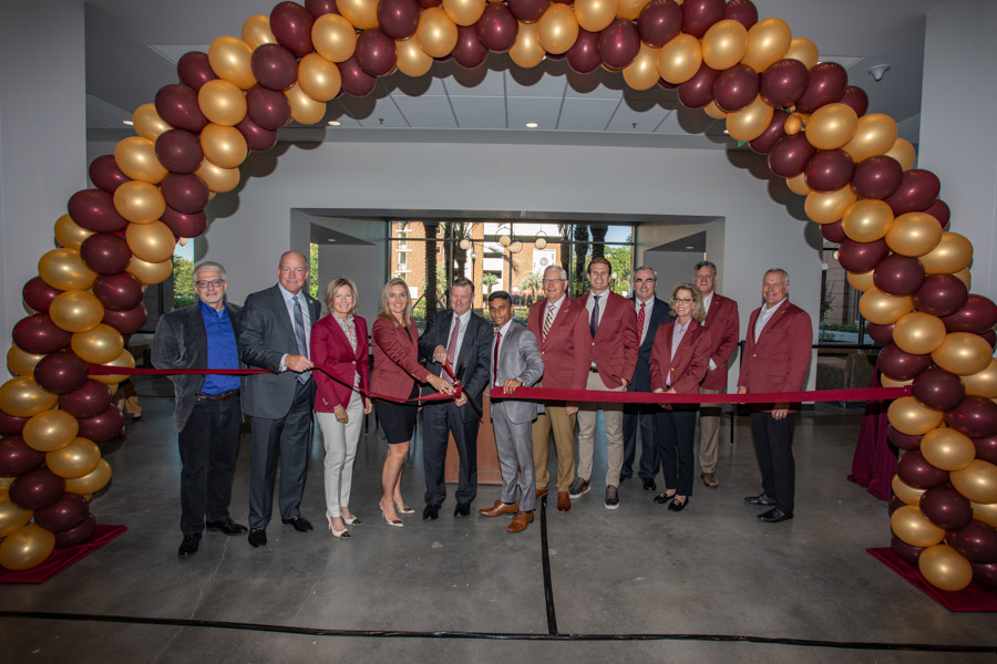 at the new Student Union ribbon cutting, Friday Sept. 23, 2022. (FSU Photography Services).