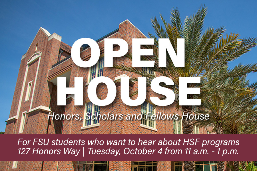 FSU Honors, Scholars and Fellows House offers informational event for