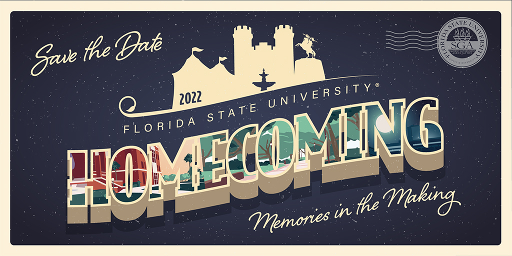 college homecoming poster
