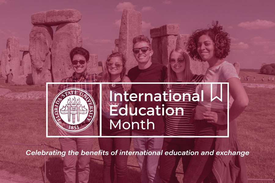 FSU trumpets global reach as it celebrates International Education Month