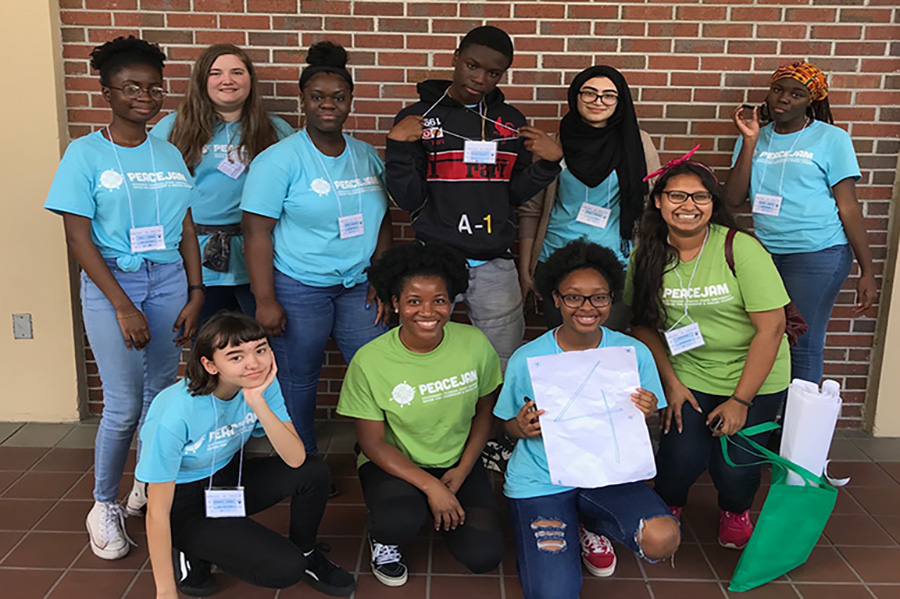 Students in FSU's Upward Bound program.