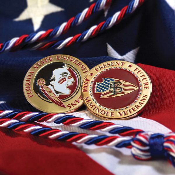 FSU’s veteran-rich heritage and culture is symbolized by the Veterans Alliance Arrowhead, which represents the thousands of individuals, on and off campus, who have initiated, cultivated and sustained relationships with FSU’s veterans.