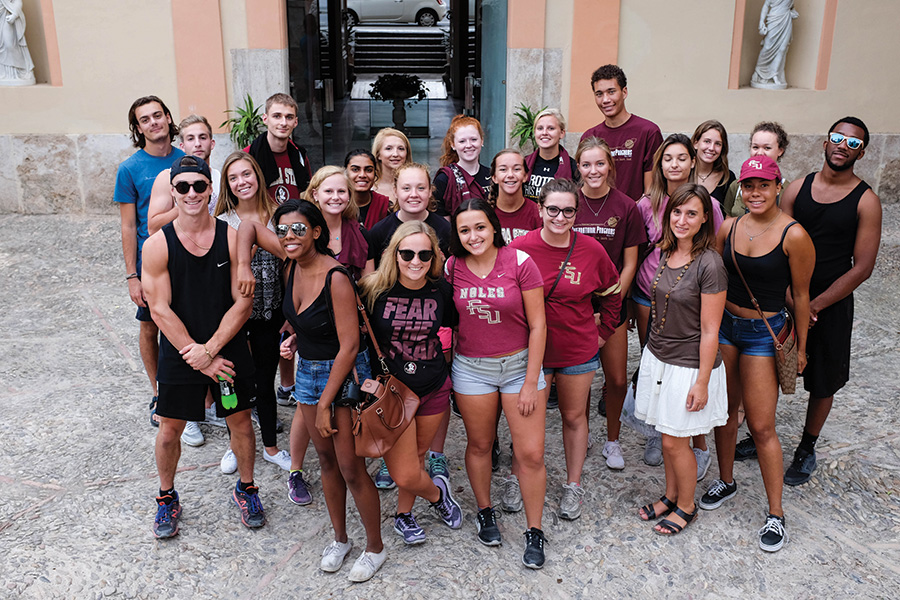 FSU last summer offered study abroad opportunities in Paris, France; Prague, Czechia; Dresden, Germany; Oxford, England; Dubrovnik, Croatia; and Cetamura del Chianti, Italy. It also boasts study centers in London; Florence, Italy; and Valencia, Spain.