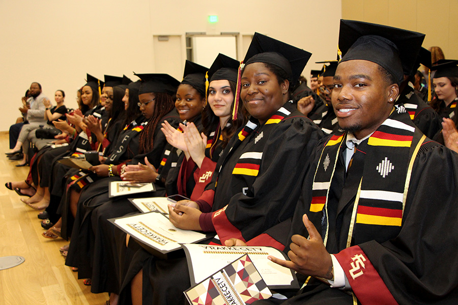 49 students participated in Florida State University’s cultural graduation ceremony, V-rak-ke-ce-tv, this year. (Center for Leadership & Social Change)