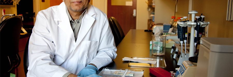 Pradeep Bhide, the Jim and Betty Ann Rodgers Eminent Scholar Chair of Developmental Neuroscience in the Department of Biomedical Sciences. (Colin Hackley/FSU College of Medicine)