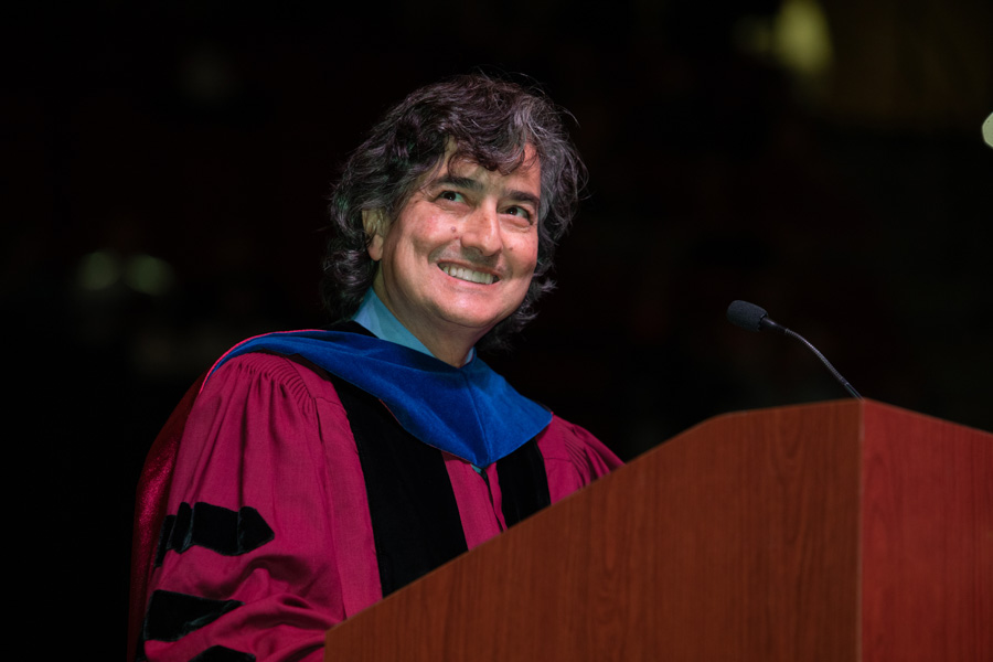 FSU Provost Jim Clark speaks at the fall commencement ceremony, Dec. 9, 2022. (FSU Photography Services)