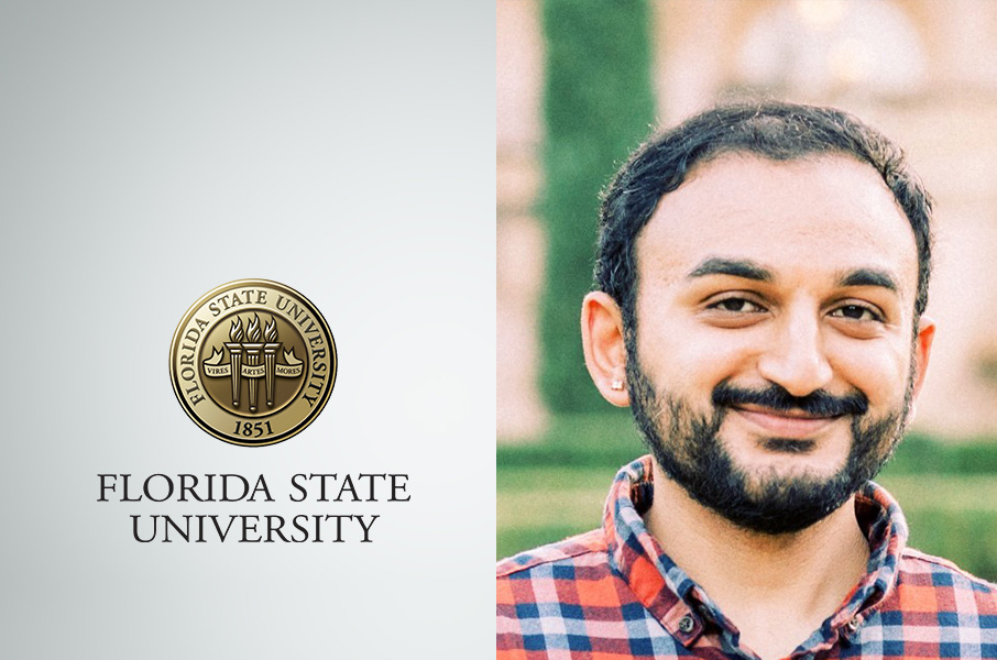 Bhargav Karamched, an assistant professor in FSU’s Department of Mathematics and the Institute of Molecular Biophysics