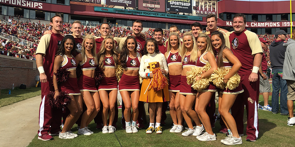 FSU remembers first cheerleader and top dance supporter Maggie Allesee