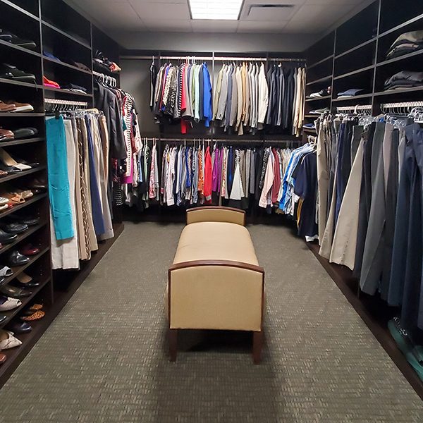 The ProfessioNole Clothing Closet is located in the Career Center on the third floor of the Dunlap Success Center and is available to all FSU students by appointment.