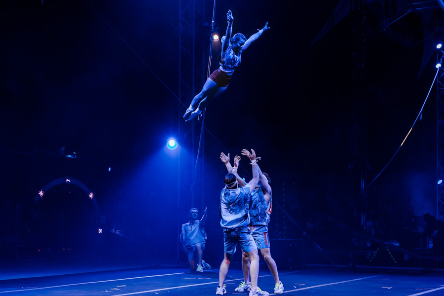 FSU Flying High "Quartet Adagio" Lexy Glor, Connor Pierson, Hayden Lenk, Same Abel. Photo by Dayna Lenk