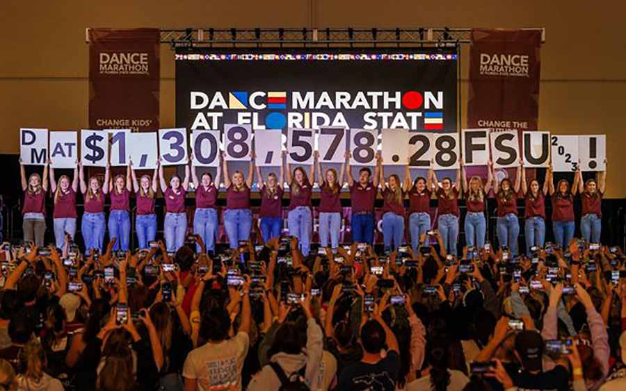 More than a thousand students participated in this year’s marathon, raising a total of $1,308,578 for local children in need of specialized pediatric and medical care.