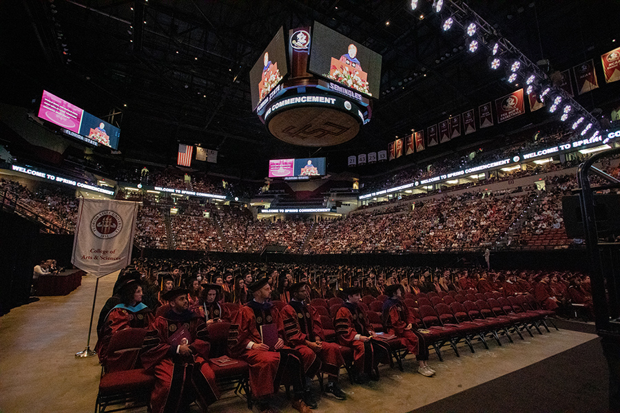 Florida State University celebrates spring commencement Friday, May 5, 2023, at the Donald L. Tucker Civic Center. (FSU Photography Services)