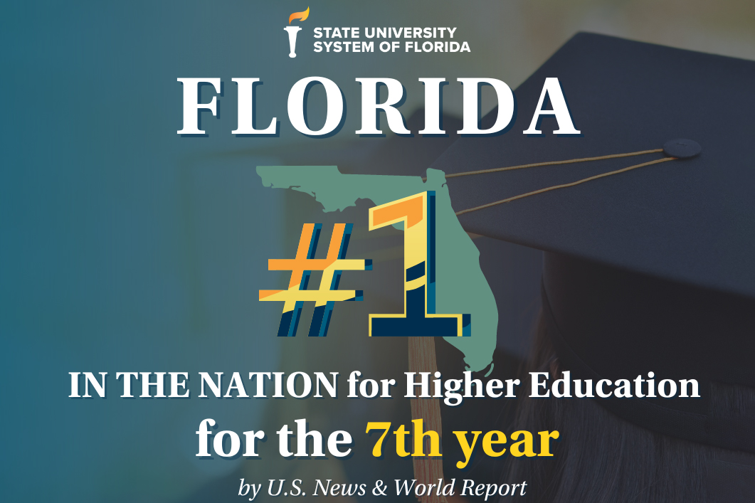 Florida remains 1 in higher education in US News and World Report